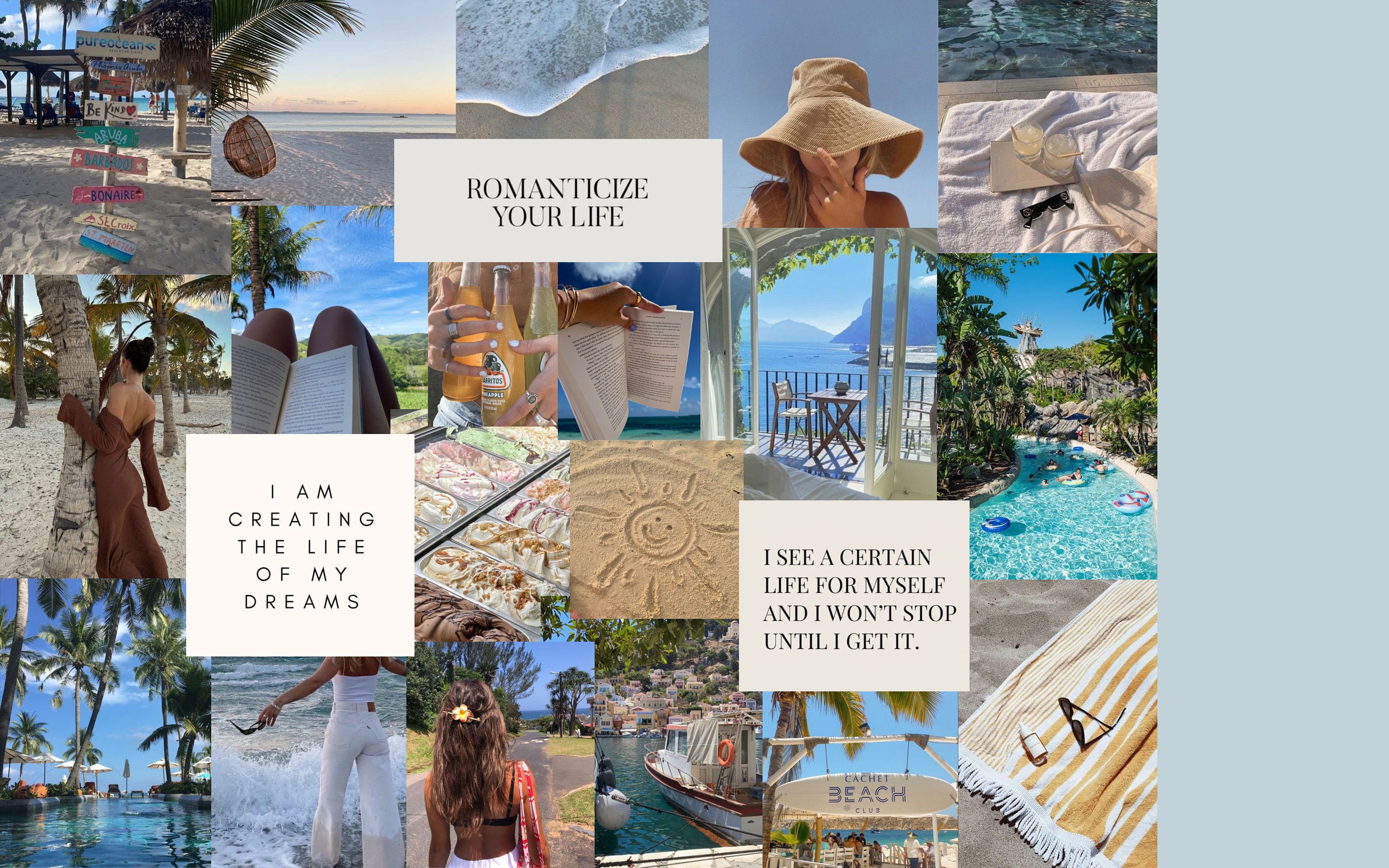 Summer Macbook Wallpapers & Icons 13 Inch Vision Board - Etsy