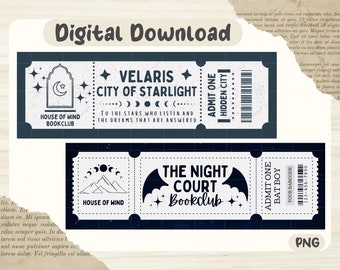 Fae Bookmark Designs | PNG File | Printable Bookmarks | Digital Bookmarks | Bookish Gift | Instant Download | Personal Use