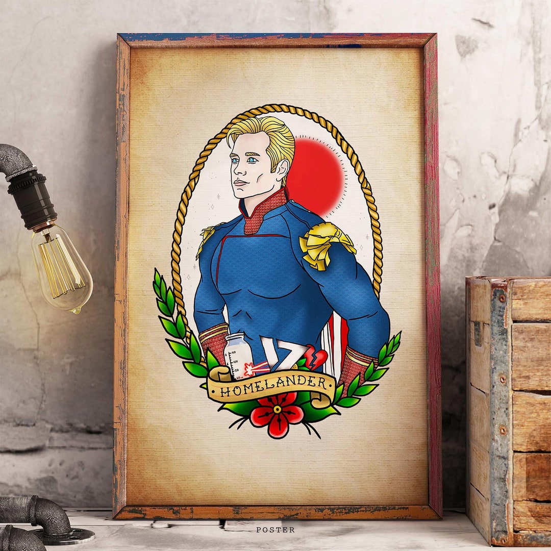 Oldschool Homelander + Free Flash - Etsy