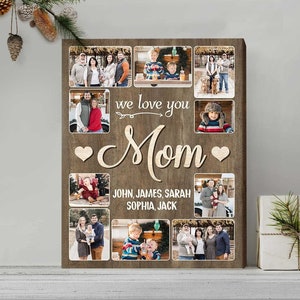  Mother's Day Gifts, Personalized Mama Bear Sign with Cubs'  Names, 10 Colors & 6 Fonts, Custom Gifts for Mom from Daughter, Son, 18X7  inches : Home & Kitchen
