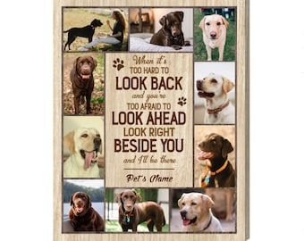 Custom Pet Photo Collage Print, Dog Photo Gifts, Pet Personalized Gifts, Gifts For Dog Owners, Dog Pictures Framed, Dog Canvas Art, Dog Gift