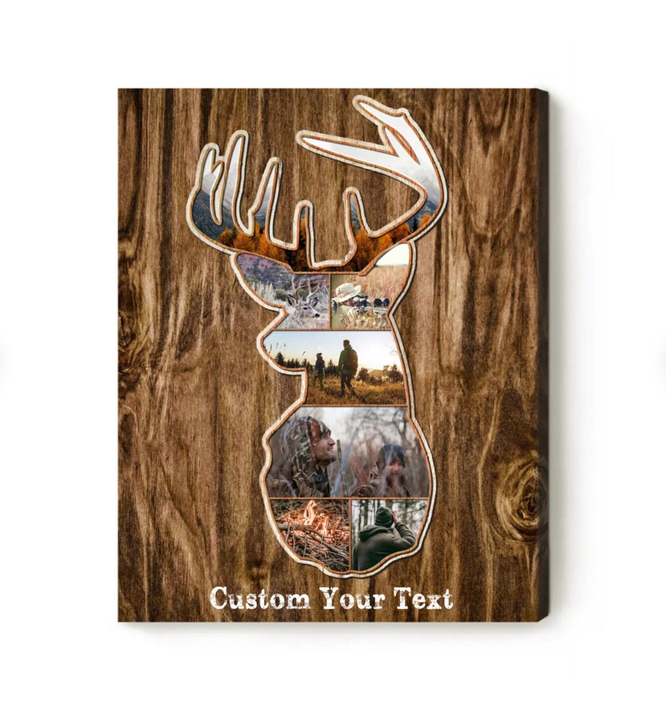 Personalized Gift for Wedding Newlywed Gift Buck and Doe Canvas Print - Oh  Canvas