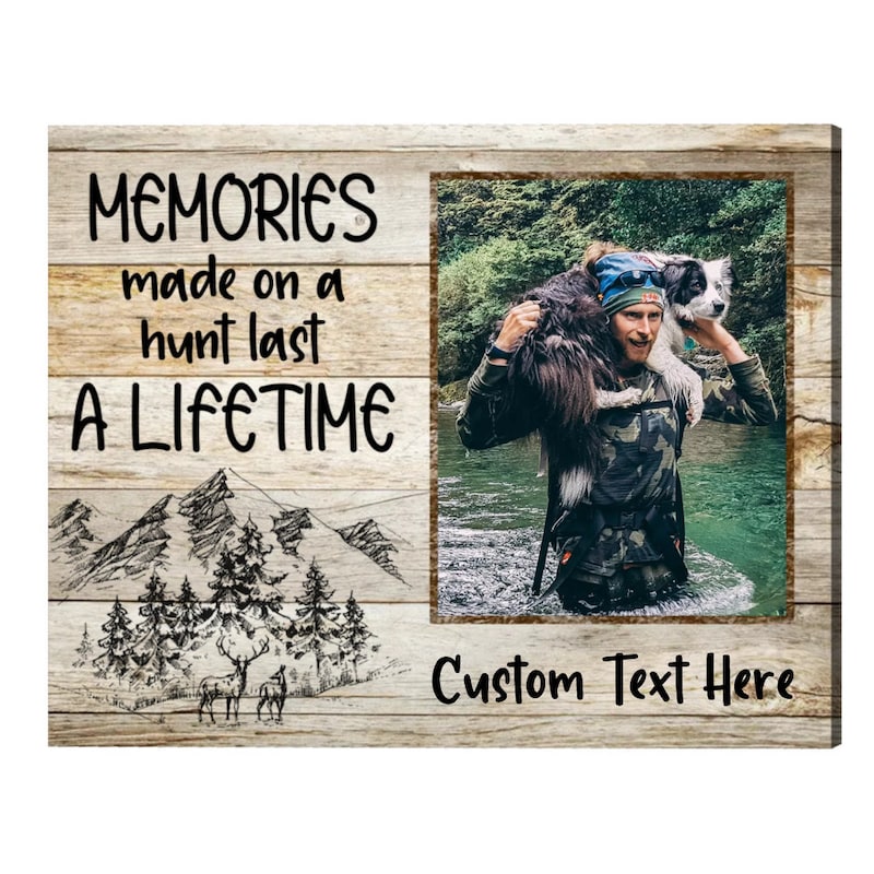 Personalized Hunting Canvas - Gift Idea For Father's Day/Hunting Lover - To My Dad I Love You main image 1