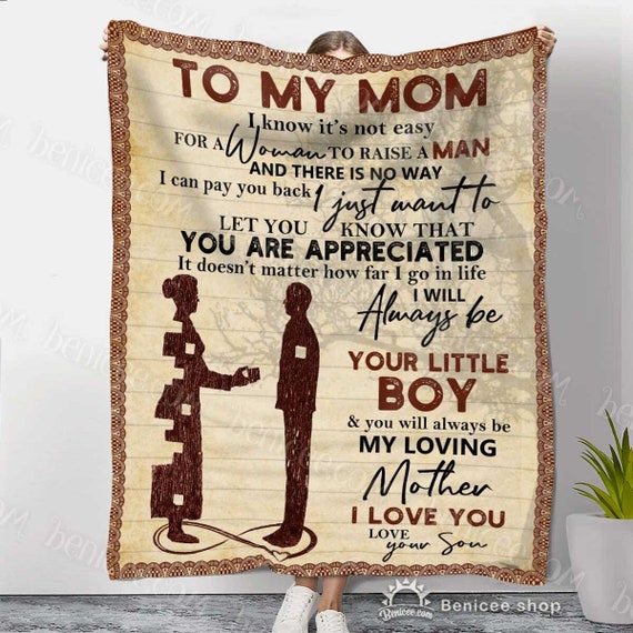 Mom Blanket,Mom Birthday Gifts from Daughter,Mothers Birthday