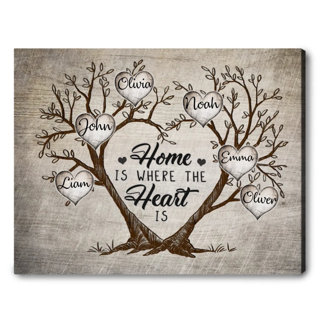 Personalized Gifts for Family, Family Tree Sign, Christmas Gifts for