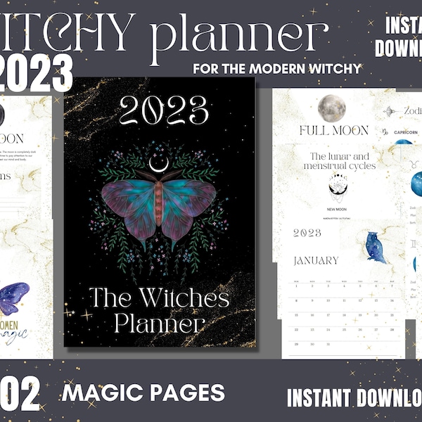 2024 Witch Calendar Printable 2024 CALENDAR PRINTABLE
