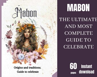 Mabon Grimoire Pages, Witch Rituals, Recipes (Digital Download)