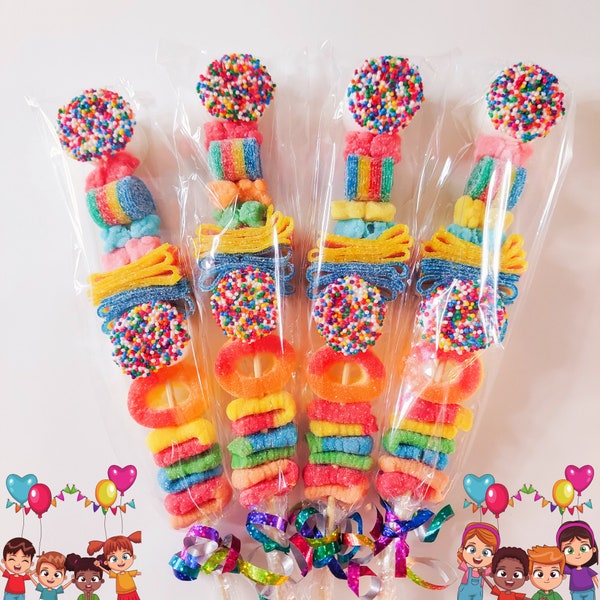6+ Sprinkles Candy Kabobs, Party Favors, Bridal, Baby Shower gifts, Party favors for Kids, party ideas, Gift Bag Candy, Goodie Bag