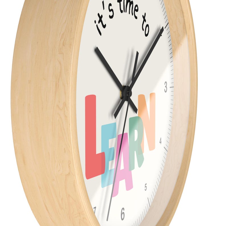 Classroom Teacher Wall Clock for Kids Nursery Decor Classroom ...