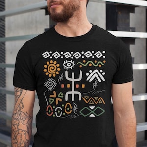 Amazigh Shirt. Kabyle Dress. Berber Tattoo. Amazigh Motifs Shirt. Amazigh Berber shirt. Amazigh Art Shirt. Etnic Africa Tee. Tifinagh Design