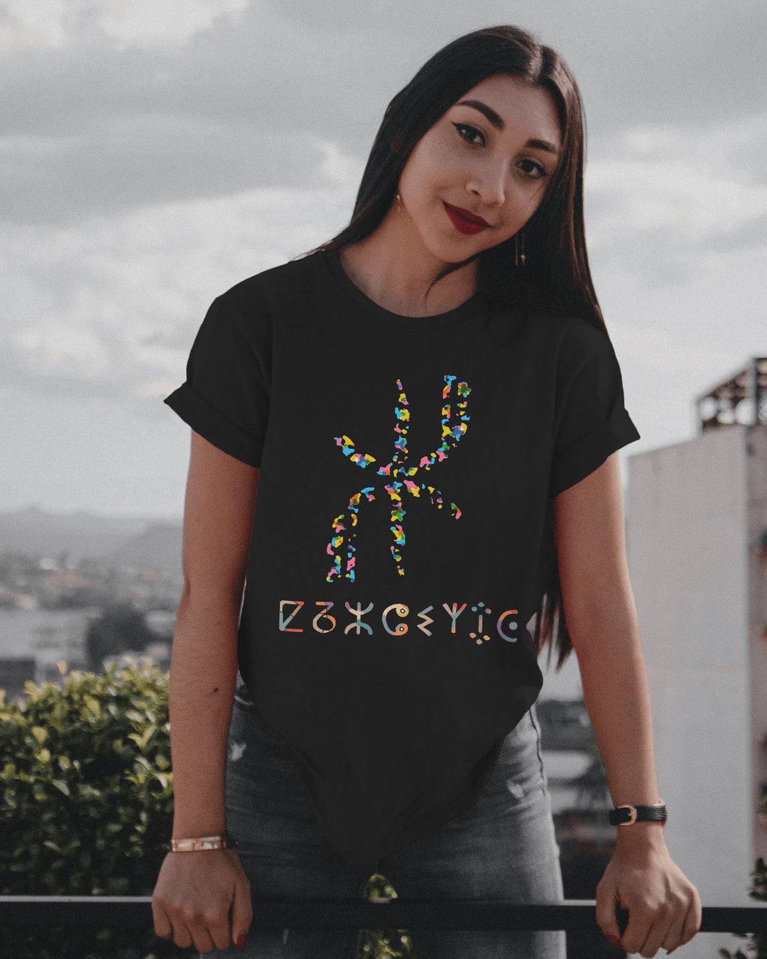 Débardeur Amazigh Kabyle - Symbole Yaz Tifinagh, Culture Berbère