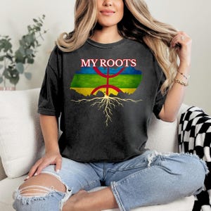 Amazigh TShirt For Men & Women. Kabyle Shirt. Yaz Symbol Shirt. Berber Shirt. Amazigh Design. Amazigh Kabyle Clothes. Amazigh Heritage Shirt