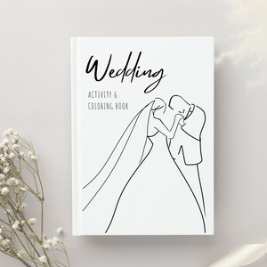 Printable Wedding Activity and Coloring Book, Kids Busy Book