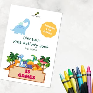 Toddler busy book,  Preschool busy book, preschool curriculum, Dinosaur Concept for kids activities