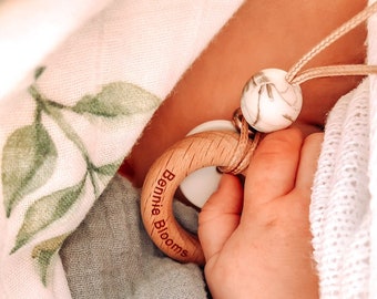 breastfeeding/ Anxiety fiddle Necklace | personalized calming mum gift | feeding necklace | Nursing necklace | Breastfeeding mum gift