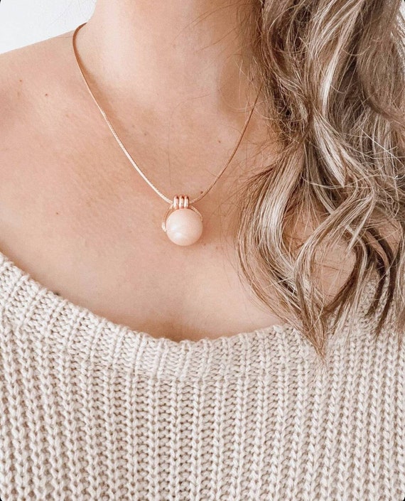 Breastfeeding Necklace Rose Gold 
