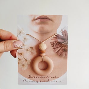 Textured Nursing Breastfeeding Necklace | mom gift personalized | feeding necklace | Nursing necklace | Breastfeeding mum gift