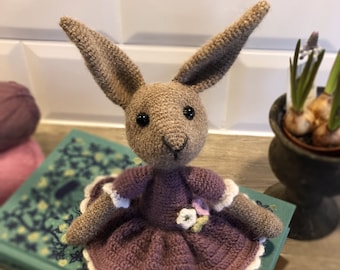 Crochet Pattern Hedda the Hare Digital PDF Amigurumi Pattern