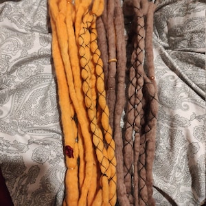 Dreadlocks aus Wolle
