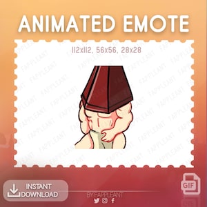 DBD ANIMATED Pyramid Head Dance emote (Shirtless), gif for twitch, discord