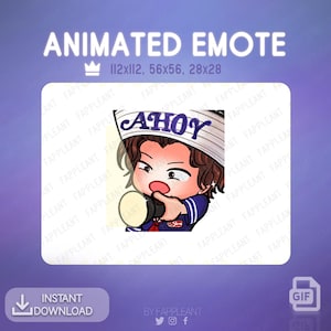 DBD Animated Emote Steve Harrington (Scoops Ahoy) Flashlight Clicking | Survivor Emoji Twitch, Discord