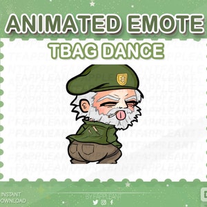 DBD ANIMATED Bill Overbeck Tbag dance emote |  Emotes | Dbd Emoji | Twitch, Discord, Kick