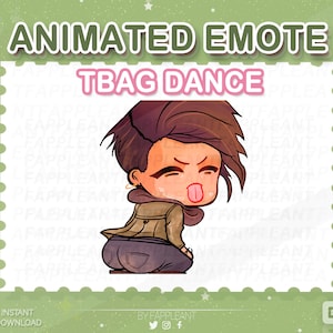 DBD Animated Zarina Kassir Tbag dance Emote |  Emotes | Dbd Teabagging Emoji | Twitch, Discord, Kick