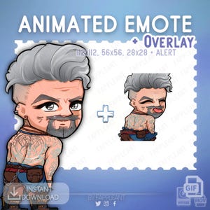 DBD Vittorio Toscano Twerk Animated Emote: Twitch/Discord Overlay (Digital Download)