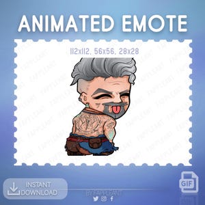 DBD Animated Vittorio Toscano Tbag dance Emote |  Emotes | Dbd Twerk Emoji | Twitch, Discord, Kick