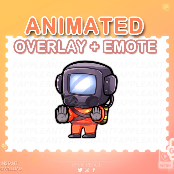 Lethal Company Animated Emote + Overlay, Alert | Party Dance Emote | Twitch, Discord, Kick