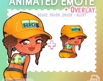 Dbd Thalita Lyra Animated Emote: Twerk Dance Overlay for Twitch/Discord (Digital Download) | Dbd Emotes