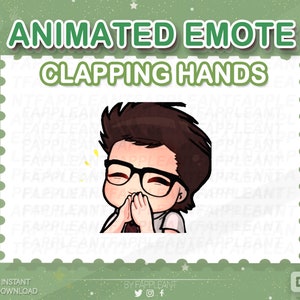 DBD Animated Dwight Fairfield Clapping Hands Emote | Survivor Clap Emoji, Applause | Twitch Discord Kick |  Emotes