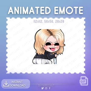 Animated Tiffany Valentine Dance Emote | Chucky Tbag Dancing emoji |  emotes | Twitch, Kick, Discord
