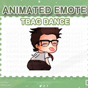 DBD ANIMATED Dwight Fairfield Tbag dance emote |  Emotes | Dbd Emoji | Twitch, Discord, Kick