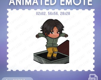 Animated Jake Park Emote: DBD Hatch Escape GIF for Twitch/Discord | Dbd emotes