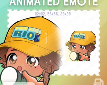 Animated Thalita Lyra Flashlight Emote: Twitch/Discord (GIF Digital Download) | Dbd emotes