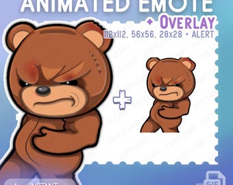 DBD ANIMATED Naughty Bear Dance emote, gif for twitch, discord | Teddy Bear Dbd emotes
