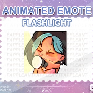 DBD Animated Haddie Flashlight Emote | Survivor Flashlight Clicking Emoji | Twitch Discord Kick