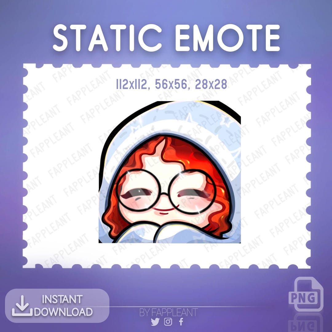 dbd-mikaela-reid-blanket-emote-chibi-witch-cozy-png-digital-download