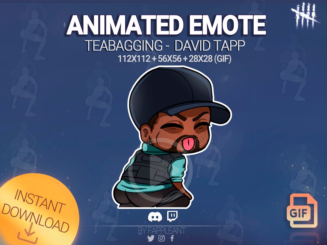 ANIMATED David Tapp Dance Emote DBD Survivor Dancing Emoji Etsy