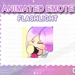 DBD Animated Emote Yun-Jin Lee Flashlight | Survivor Flashlight Clicking Emoji | Twitch Discord Kick |  Emotes