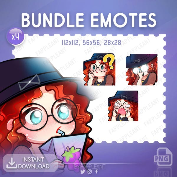 Mikaela Reid DBD Emotes Bundle: Twitch, Discord, YouTube (PNG Digital Download) | Dbd emotes