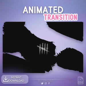 Animated TRANSITION dead by daylight, DBD stinger Twitch | High quality transition stinger Streaming, OBS, Streamlabs