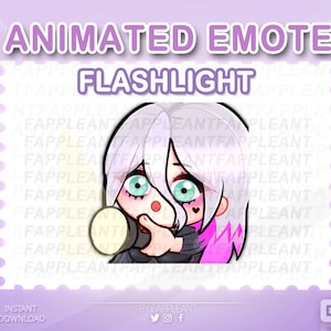DBD Animated Emote Sable Flashlight | Survivor Flashlight Clicking Emoji | Twitch Discord Kick |  Emotes