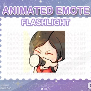 DBD Animated Ada Wong Flashlight Emote | Survivor Flashlight Clicking Resident Evil Emoji | Twitch Discord Kick |  Emotes