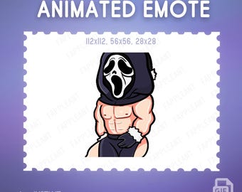 ANIMATED Emote Ghostface dance | Ghostface dance emoji | Twitch, Discord | Dbd emotes