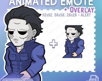DBD ANIMATED Myers Dance Emote + Alert animation for Twitch, Discord | Dancing emoji | Dbd emotes