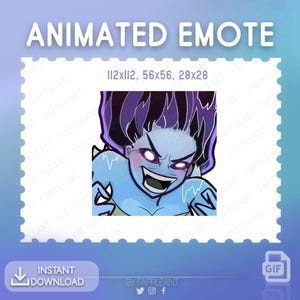 Emote ANIMADO Rin Yamaoka / DBD El espíritu Emoji de risa demoníaca / Emotes