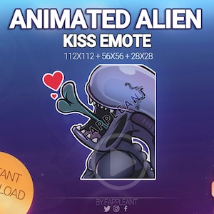 Emoticon bacio ANIMATO Xenomorfo, dbd Emote cuore alieno assassino per contrazione, discordia /