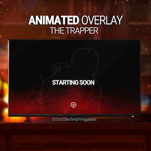 DBD Trapper Animated Twitch Screens: Overlay Set (Digital Download)